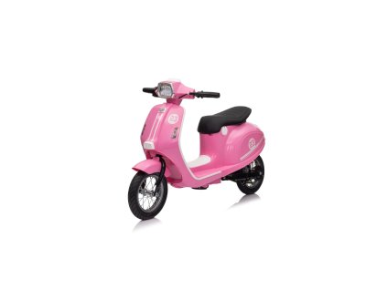 Dětský elektrický skútr Retro 23 růžový01