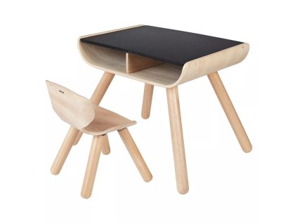 237333 detsky stolek se zidli cerny