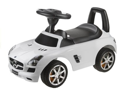 Odrážedlo Mercedes Benz se zvuky bílý