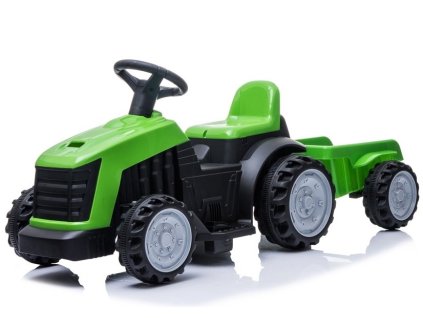 mamido dětský elektrický traktor zelený (4)