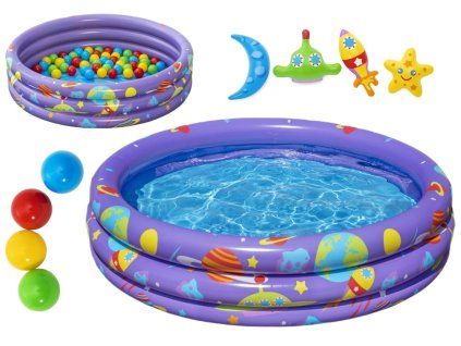 Dětský nafukovací bazén s balónky01