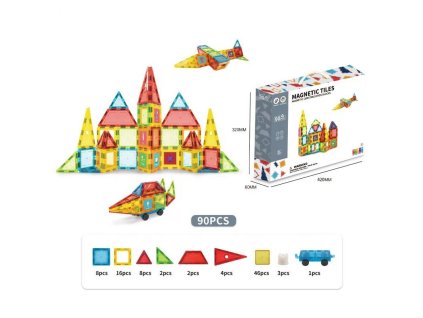 Magnetická stavebnice kostky 90 dílů21 (1)