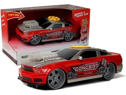 Auto DJ con pannello e altoparlante