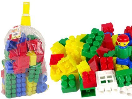 Blocchi da costruzione colorati K3 medi 65 pezzi