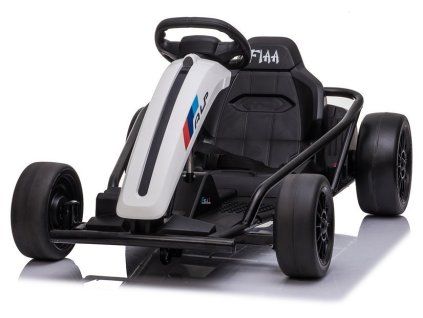Go-kart elettrico per bambini Drift 2x100W bianco