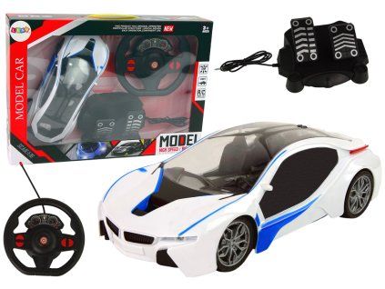 Auto da corsa radiocomandato R/C con pedale per acceleratore e freno