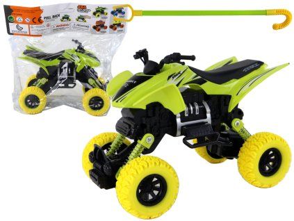 Auto fuoristrada con barra di spinta Quad XC verde