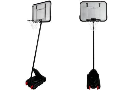 Canestro da basket su ruote + pallone