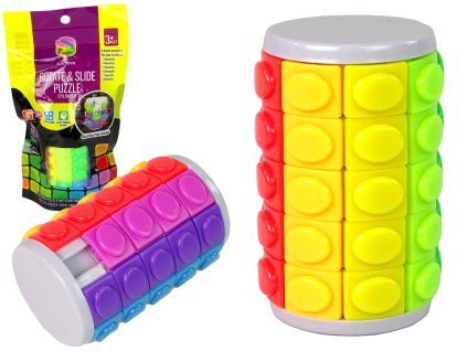 Gioco logico cilindro rotante colorato