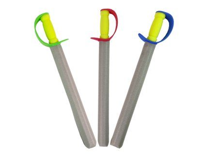 Spada in schiuma per cavalieri 3 colori