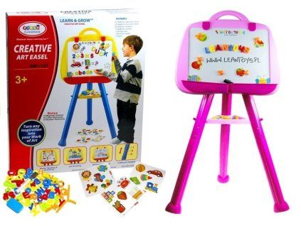 Lavagna magnetica per bambini rosa