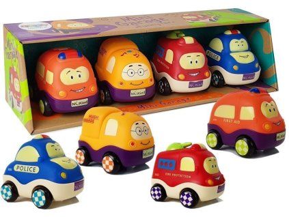 Set di macchinine per i più piccoli 4 pezzi