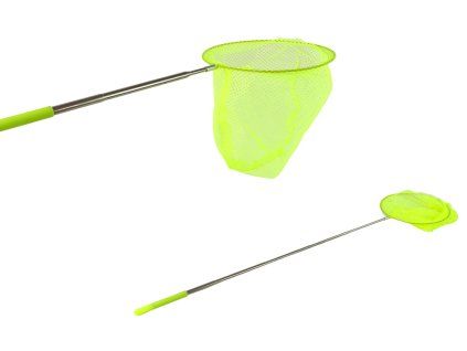 Rete pieghevole per farfalle e insetti 85 cm gialla