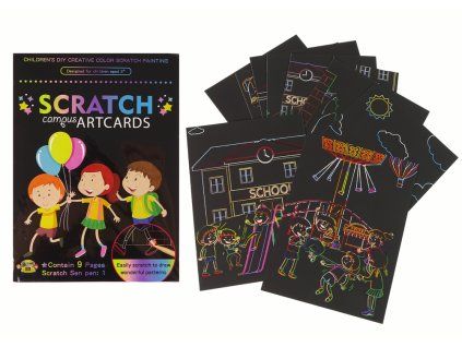 Colorare da grattare Scuola