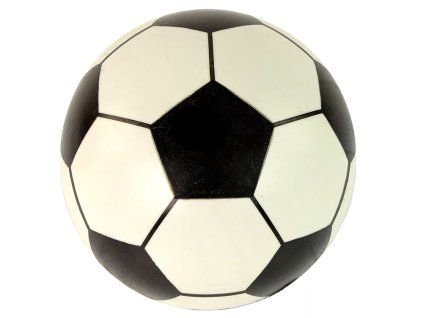 Grande pallone di gomma bianco