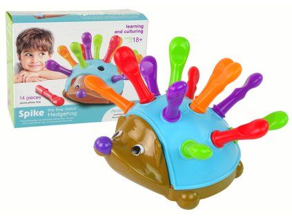 Riccio interattivo con spine blu