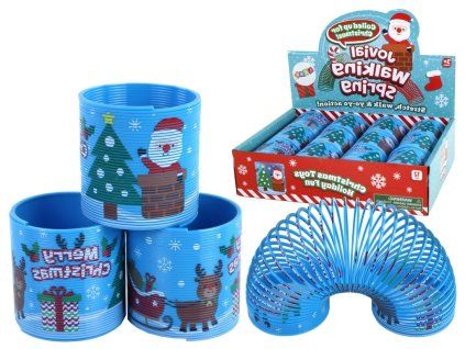 Molla rilassante 6 cm con motivi natalizi blu
