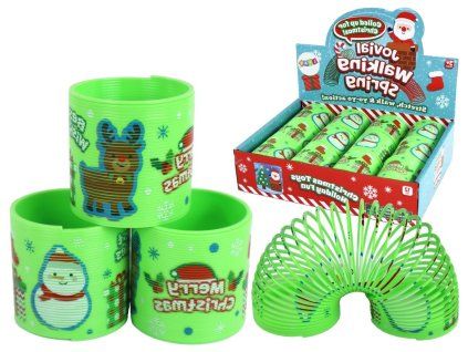 Molla rilassante 6 cm con motivi natalizi verde