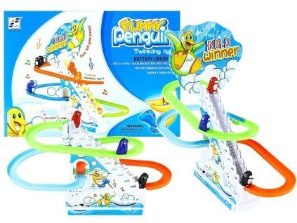 Gioco Pinguini sulle scale mobili con luci e melodie