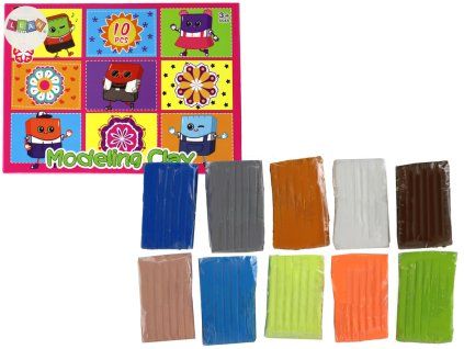 Pasta modellabile artistica 10 colori