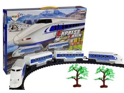 Treno Espresso con binari, suono e luce