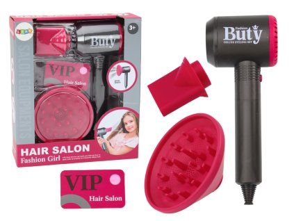 Asciugacapelli giocattolo per bambini con diffusore per lo styling dei capelli