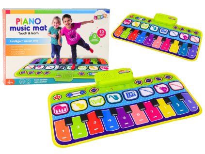 Tappeto da ballo interattivo con pianoforte e strumenti 60 cm x 30 cm