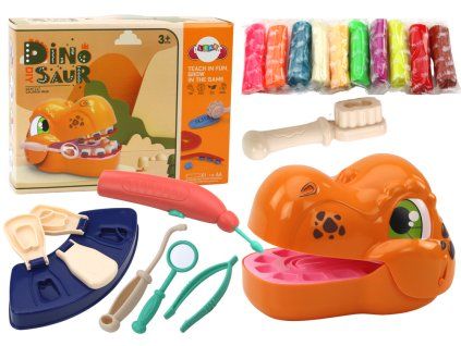 Set creativo Dino Dottore con plastilina e accessori