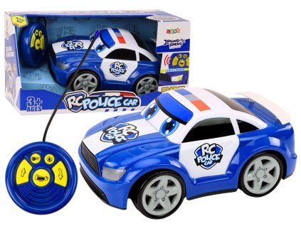 Auto della polizia animato radiocomandato con luci e suoni