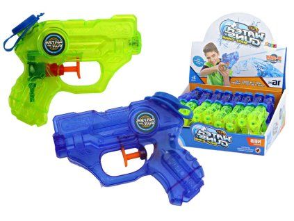Mini pistola ad acqua verde blu