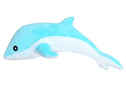 Giocattolo di peluche delfino blu 30 cm