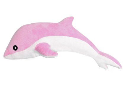 Giocattolo di peluche delfino rosa 70 cm