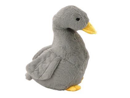 Anatra di peluche grigia 40 cm