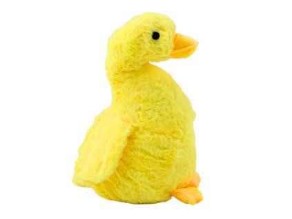 Pupazzo di peluche anatra gialla 40 cm