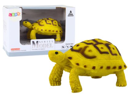 Sběratelská figurka želva žlutá hnědá