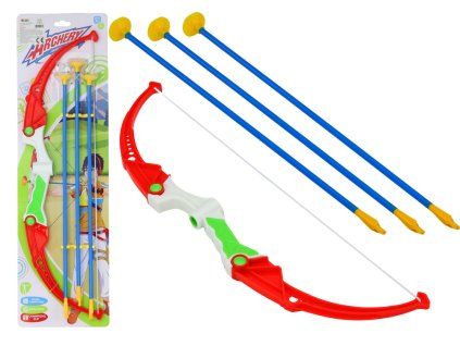 Set di tiro con l'arco con arco e frecce con ventose 3 pz