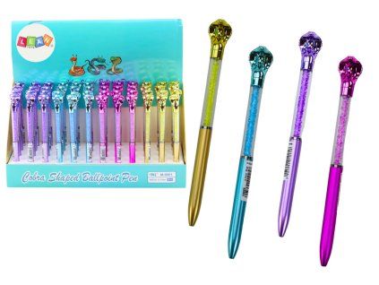 Penna con cobra in inchiostro blu 0,7 mm mix