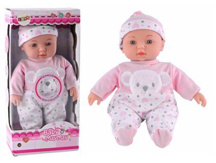 Bambola neonata con effetti sonori rosa