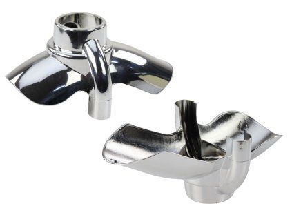 Parafanghi in plastica per triciclo PRO500 argento