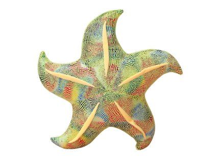 Stella di peluche cuscino 45 cm verde
