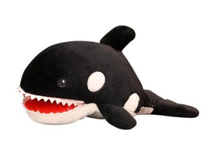 Pupazzo di peluche orca 30 cm