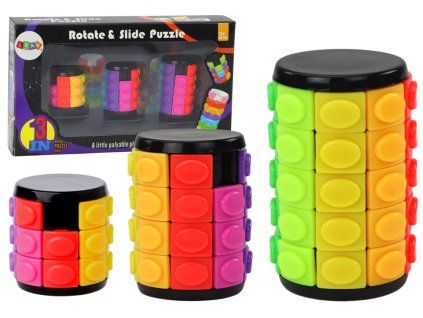 Puzzle logico cilindro 3 livelli di difficoltà