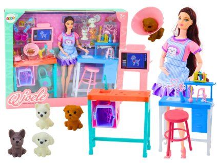 Pupazzo veterinario con accessori