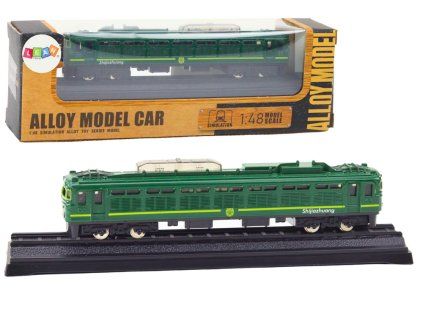 Modello da collezione treno 1:48 verde