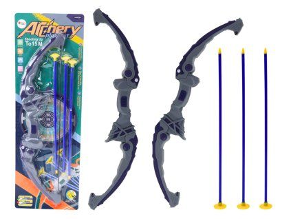 Set di tiro con l'arco per bambini frecce con ventose viola