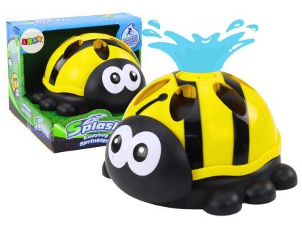Irrigatore da giardino per bambini coccinella gialla