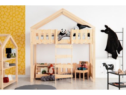 Zippo PA Dětská patrová postel domeček Mila ADEKO