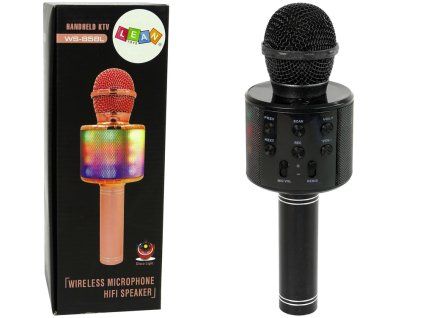 Microfono karaoke wireless WS-858 nero