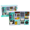 Set da gioco bagno 4 in 1 doccia, WC, lavatrice e accessori