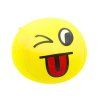 Pallina morbida emoji sorriso 9 cm gialla